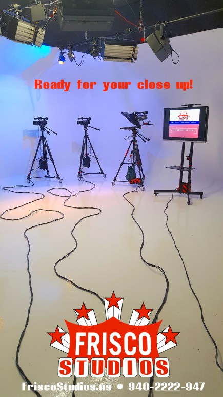 Cameras in the Studio!